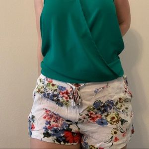 4/$20 Floral Print Shorts
